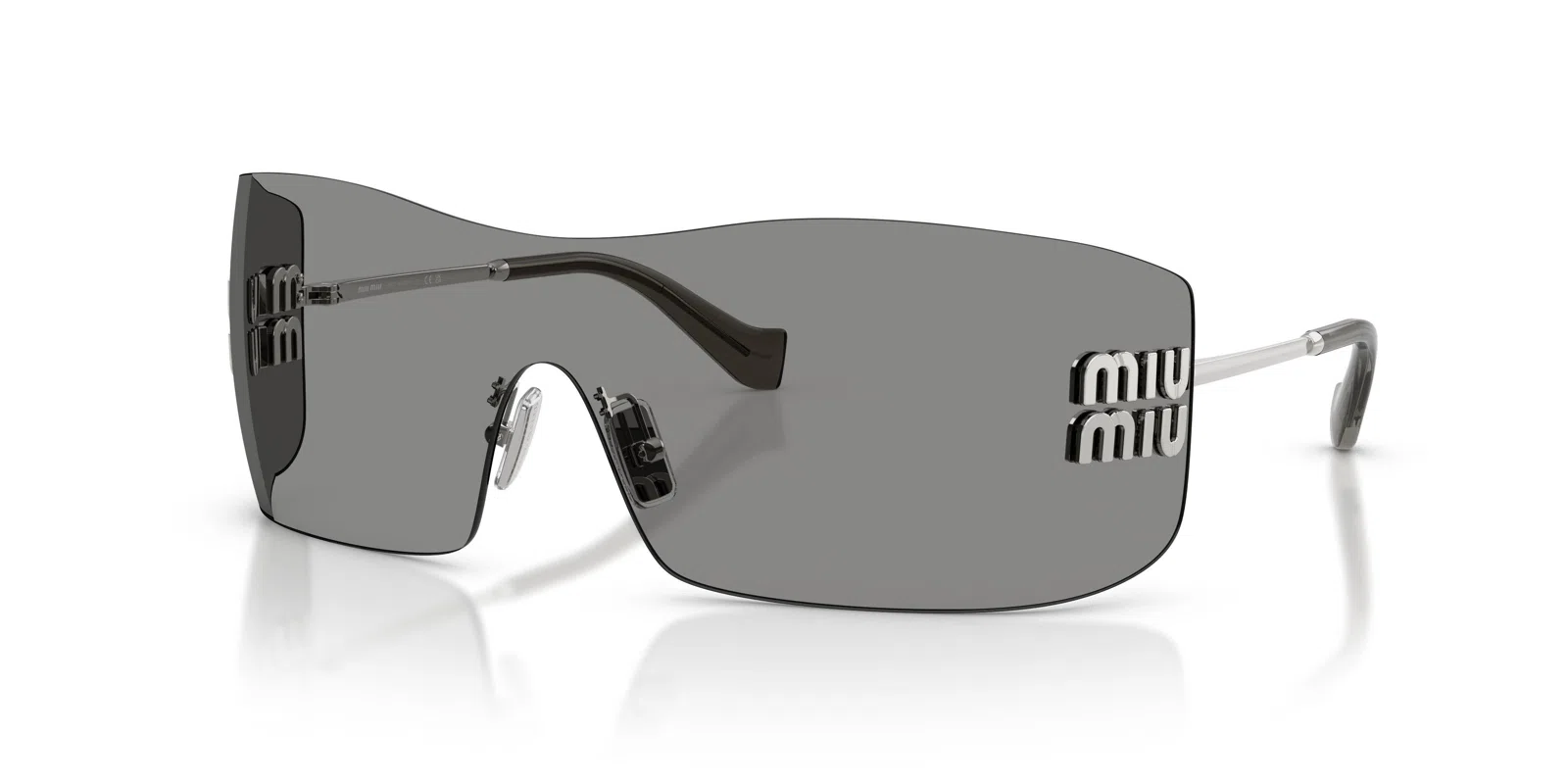 Miu B53S Sunglasses - Silver - view 2